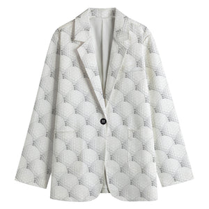 Golf Ball Pattern Print Women's Blazer