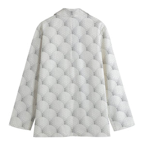 Golf Ball Pattern Print Women's Blazer