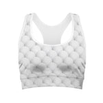 Golf Ball Pattern Print Women's Sports Bra
