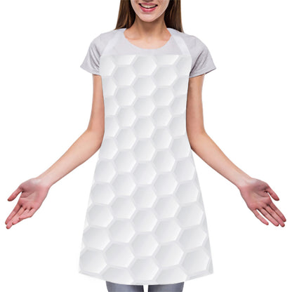Golf Ball Print Adjustable Apron