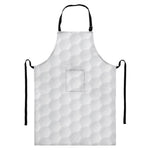 Golf Ball Print Bib Apron With Pocket