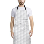 Golf Ball Print Bib Apron With Pocket