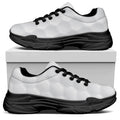 Golf Ball Print Black Chunky Shoes