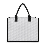 Golf Ball Print Canvas Tote Bag