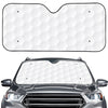 Golf Ball Print Car Windshield Sun Shade