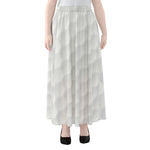 Golf Ball Print Chiffon Maxi Skirt