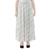 Golf Ball Print Chiffon Maxi Skirt