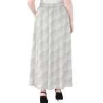 Golf Ball Print Chiffon Maxi Skirt