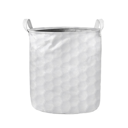 Golf Ball Print Collapsible Laundry Basket