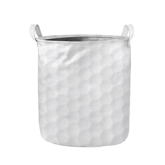 Golf Ball Print Collapsible Laundry Basket