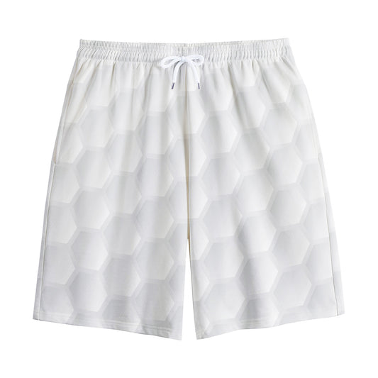 Golf Ball Print Cotton Shorts