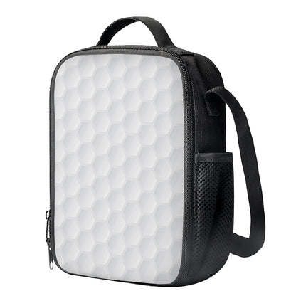 Golf Ball Print Crossbody Lunch Bag