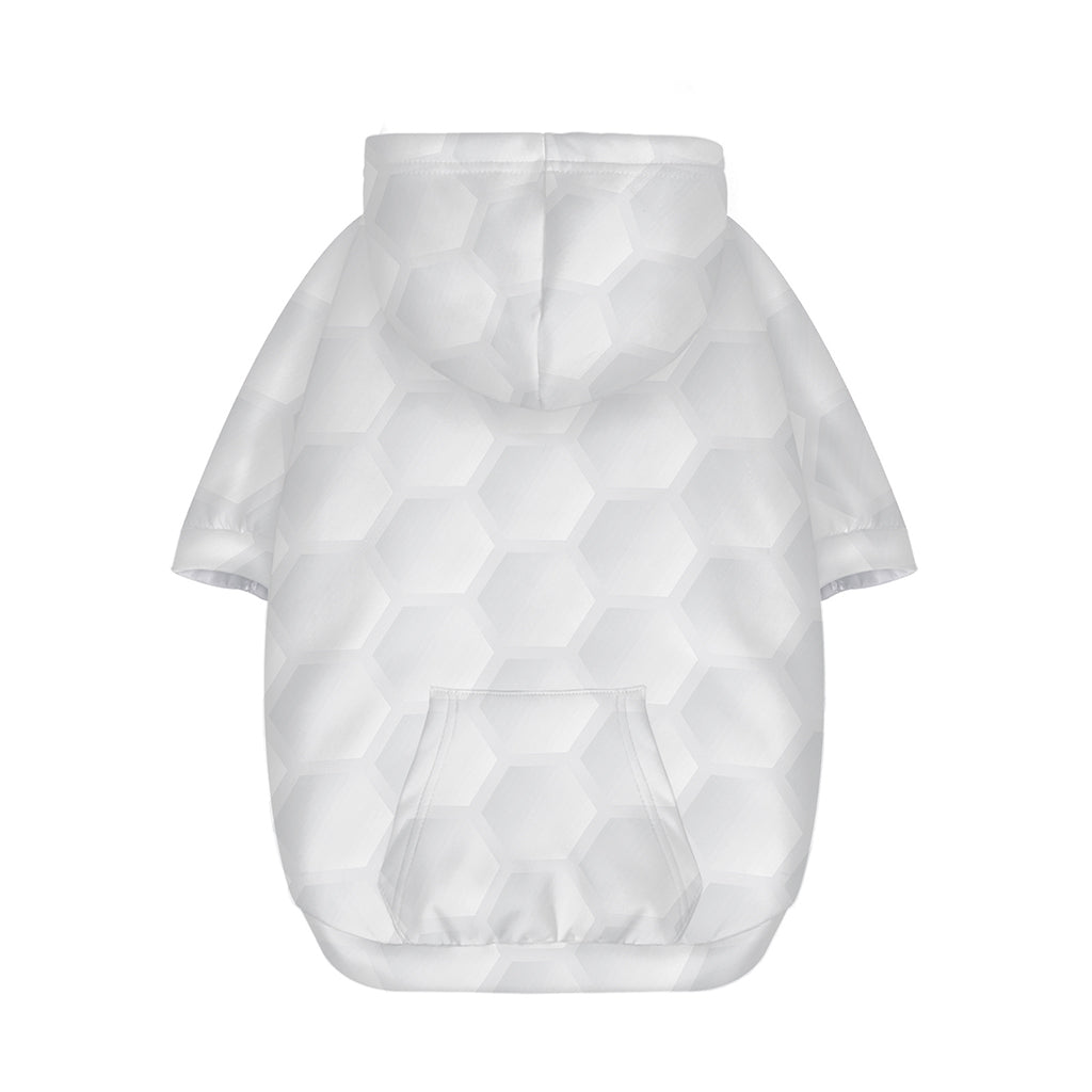 Golf Ball Print Dog Zip Up Hoodie