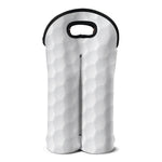 Golf Ball Print Double Neoprene Wine Tote