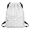 Golf Ball Print Drawstring Backpack