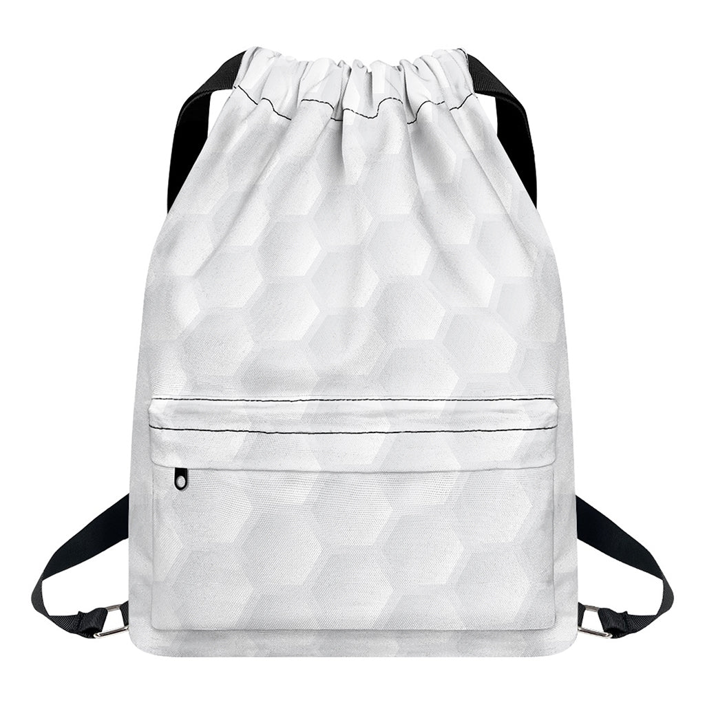 Golf Ball Print Drawstring Backpack
