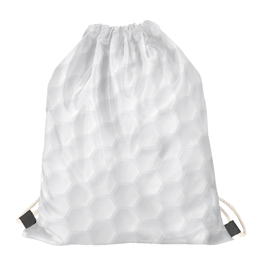 Golf Ball Print Drawstring Bag