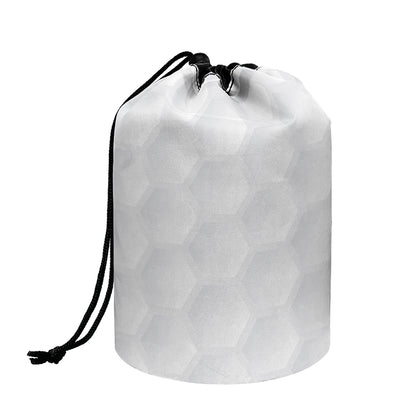 Golf Ball Print Drawstring Makeup Bag
