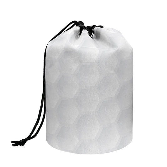 Golf Ball Print Drawstring Makeup Bag