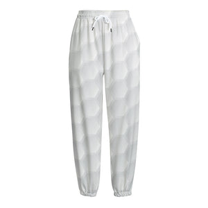 Golf Ball Print Fleece Lined Knit Pants