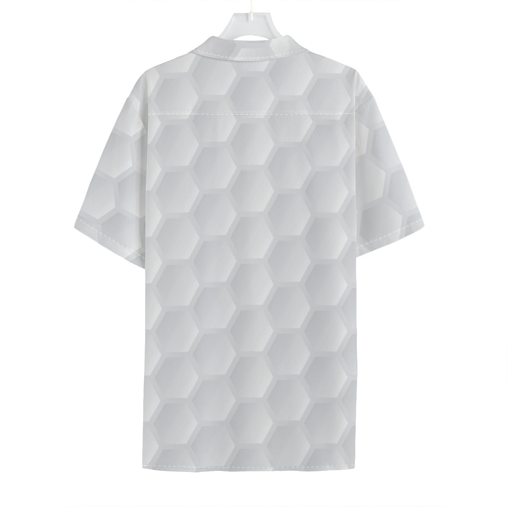 Golf Ball Print Hawaiian Shirt