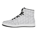 Golf Ball Print High Top Leather Sneakers