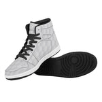 Golf Ball Print High Top Leather Sneakers