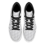 Golf Ball Print High Top Leather Sneakers
