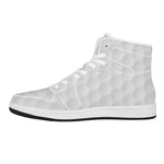 Golf Ball Print High Top Leather Sneakers