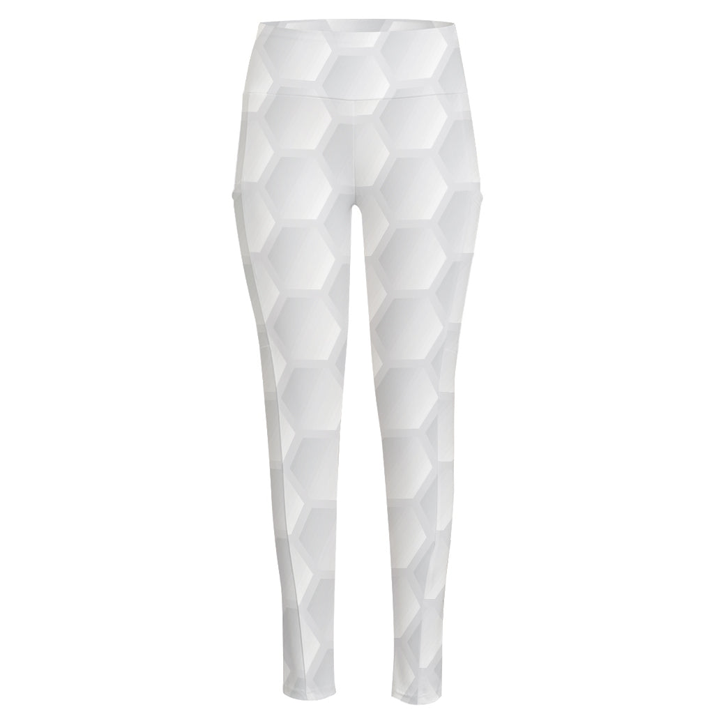 Golf Ball Print High-Waisted Pocket Leggings