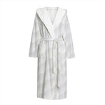 Golf Ball Print Hooded Bathrobe