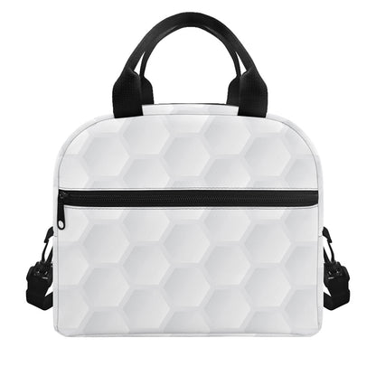 Golf Ball Print Insulated Lunch Bag