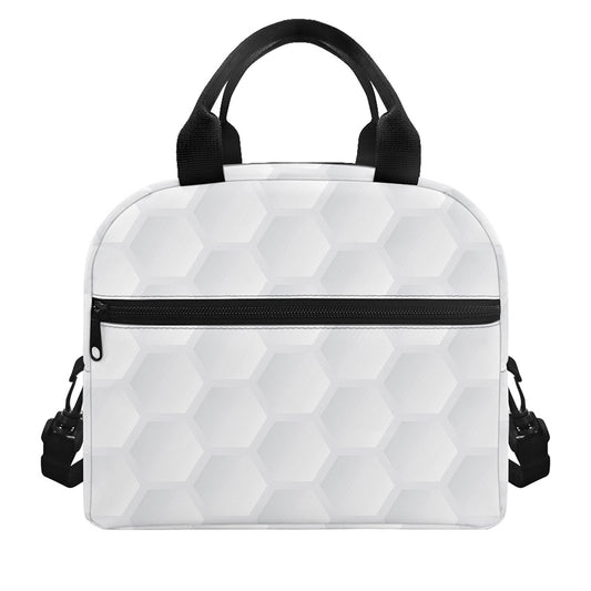 Golf Ball Print Insulated Lunch Bag