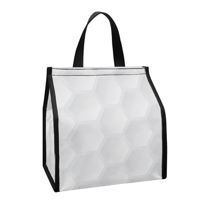 Golf Ball Print Insulated Lunch Tote