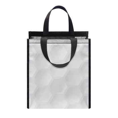 Golf Ball Print Insulated Lunch Tote