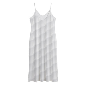 Golf Ball Print Jersey Midi Cami Dress