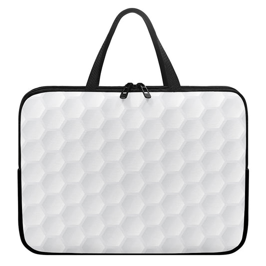 Golf Ball Print Laptop Sleeve With Handle