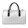 Golf Ball Print Leather Duffel Bag