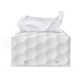 Golf Ball Print Leather Tissue Box Cover