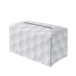 Golf Ball Print Leather Tissue Box Cover