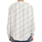 Golf Ball Print Long Sleeve Baseball Jersey