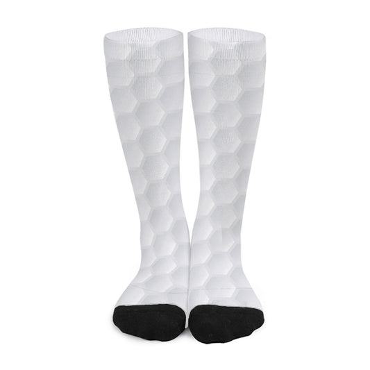 Golf Ball Print Long Socks