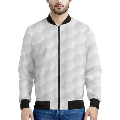 Golf Ball Print Men's Bomber Jacket