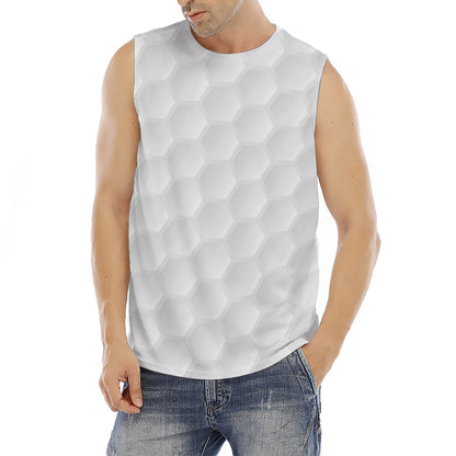 Golf Ball Print Men's Fitness Tank Top