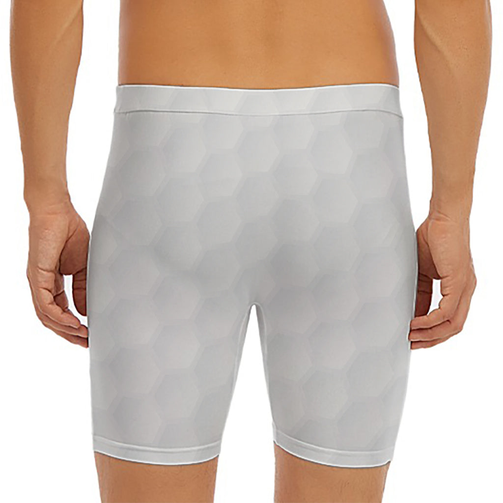 Golf Ball Print Men's Long Boxer Briefs