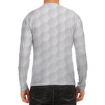 Golf Ball Print Men's Long Sleeve Rash Guard