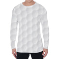 Golf Ball Print Men's Long Sleeve T-Shirt