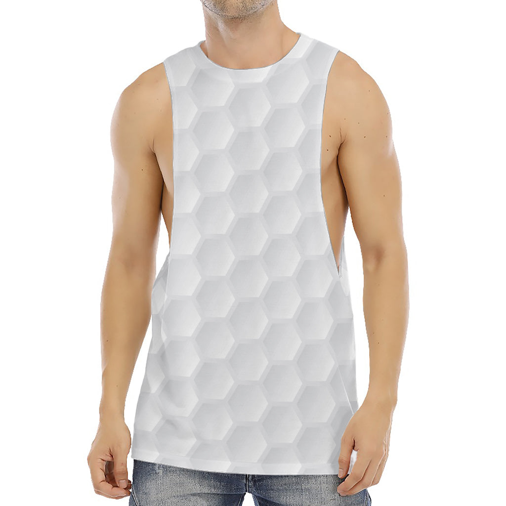 Golf Ball Print Men's Muscle Tank Top