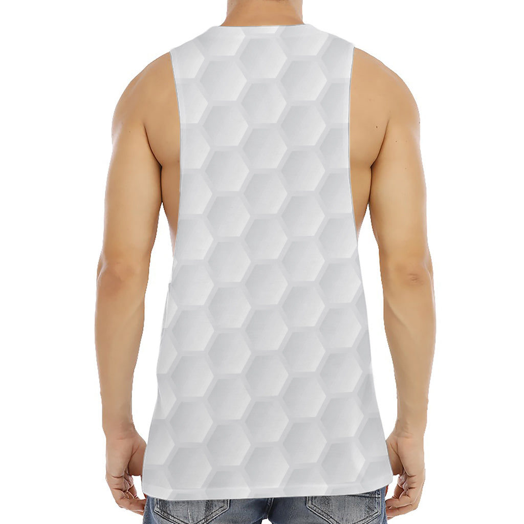 Golf Ball Print Men's Muscle Tank Top