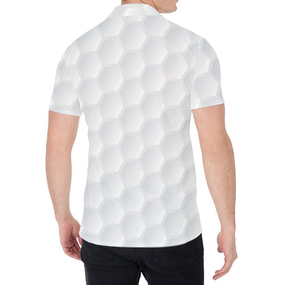 Golf Ball Print Men's Shirt